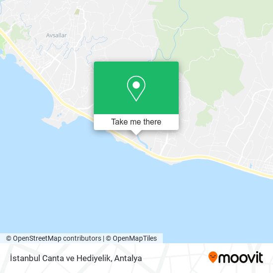 İstanbul Canta ve Hediyelik map