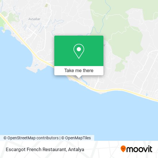 Escargot French Restaurant map