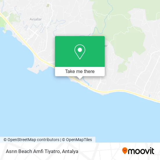Asrın Beach Amfi Tiyatro map