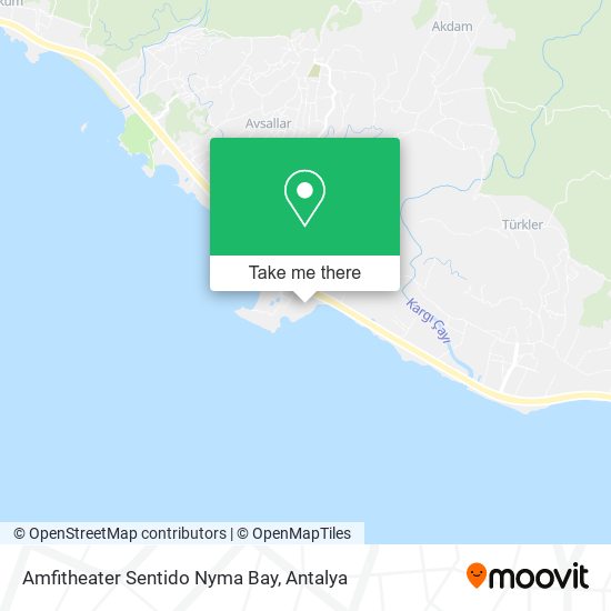 Amfitheater Sentido Nyma Bay map