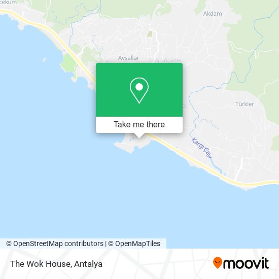 The Wok House map