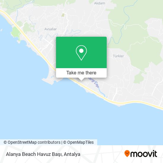 Alanya Beach Havuz Başı map
