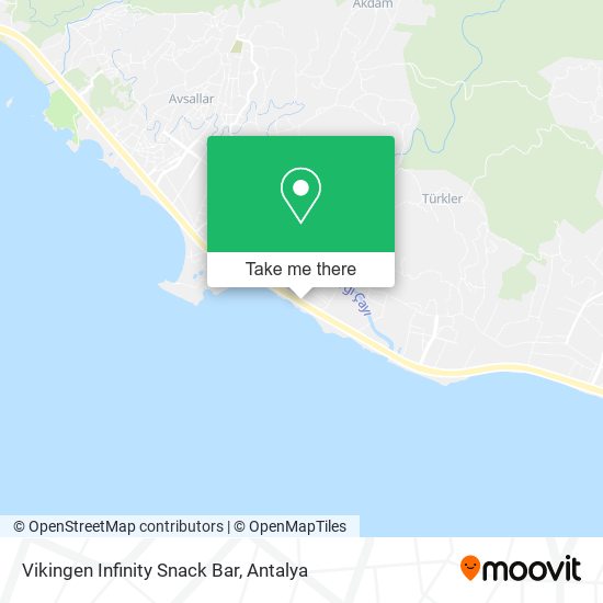 Vikingen Infinity Snack Bar map