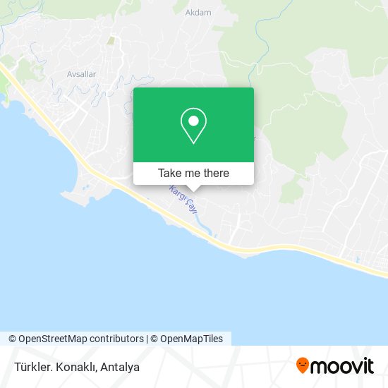 Türkler. Konaklı map