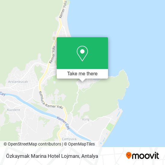 Özkaymak Marina Hotel Lojmanı map