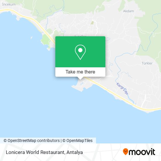 Lonicera World Restaurant map