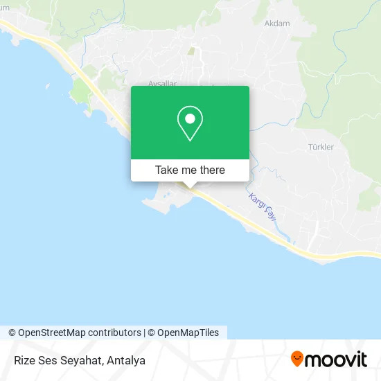 Rize Ses Seyahat map