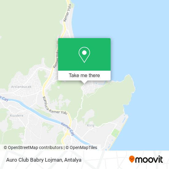 Auro Club Babry Lojman map