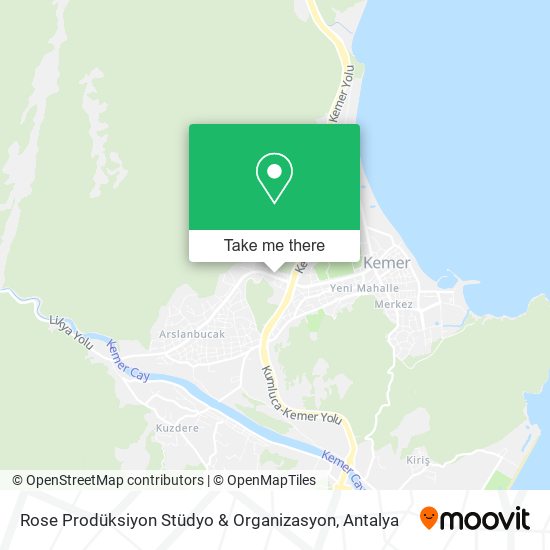 Rose Prodüksiyon Stüdyo & Organizasyon map