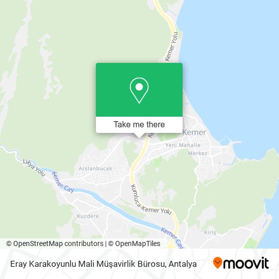 Eray Karakoyunlu Mali Müşavirlik Bürosu map
