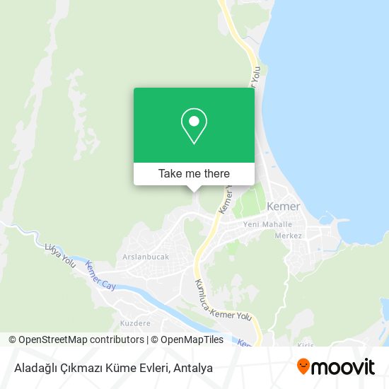 Aladağlı Çıkmazı Küme Evleri map
