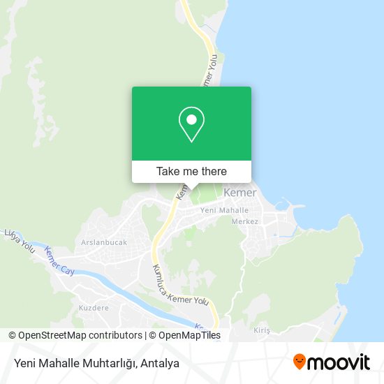 Yeni Mahalle Muhtarlığı map
