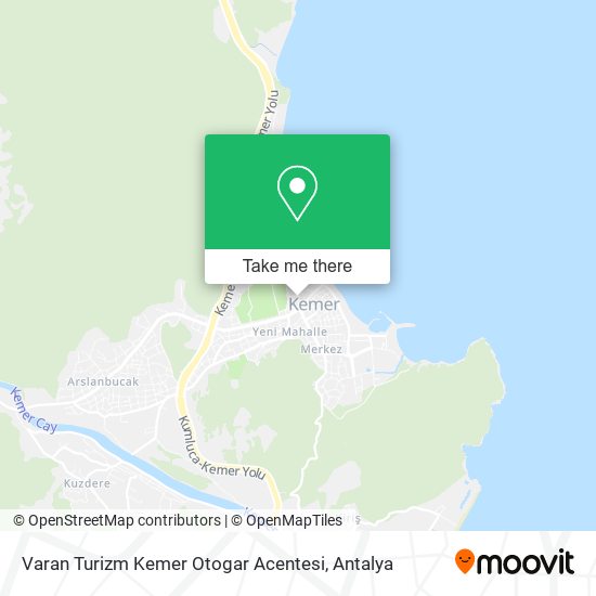 Varan Turizm Kemer Otogar Acentesi map