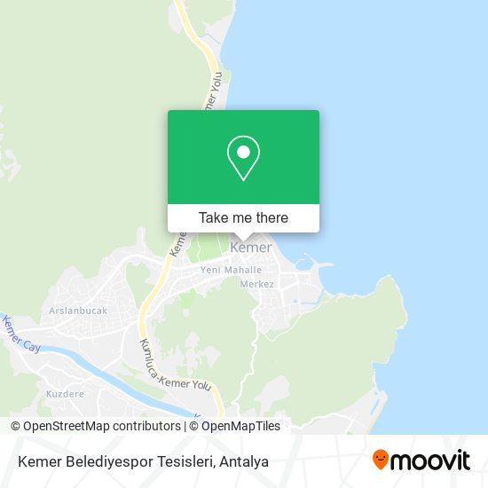 Kemer Belediyespor Tesisleri map