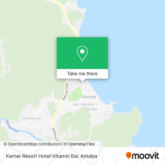 Kemer Resort Hotel-Vitamin Bar map