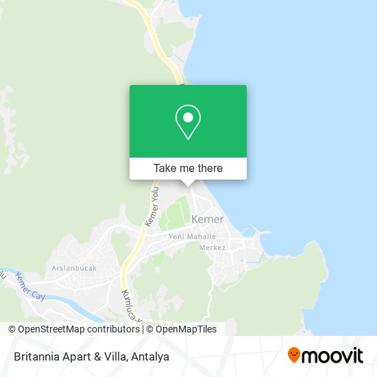 Britannia Apart & Villa map
