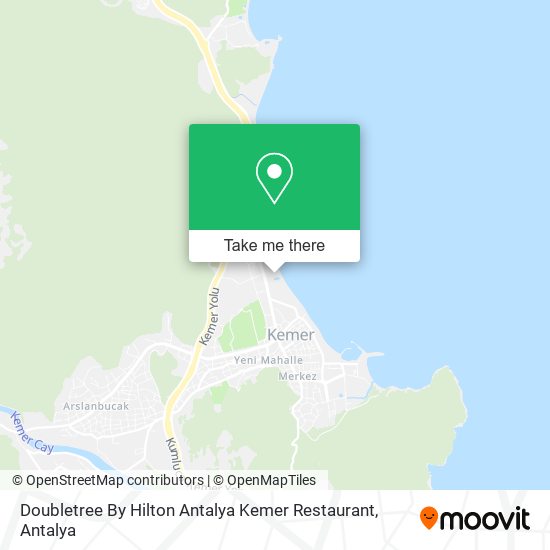 Doubletree By Hilton Antalya Kemer Restaurant map