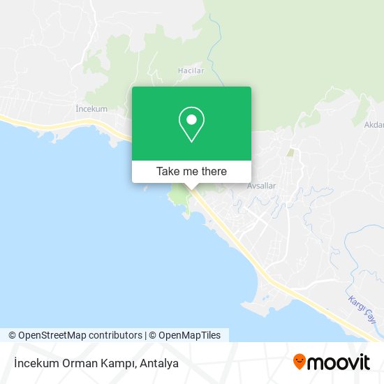 İncekum Orman Kampı map
