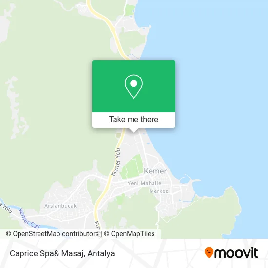 Caprice Spa& Masaj map