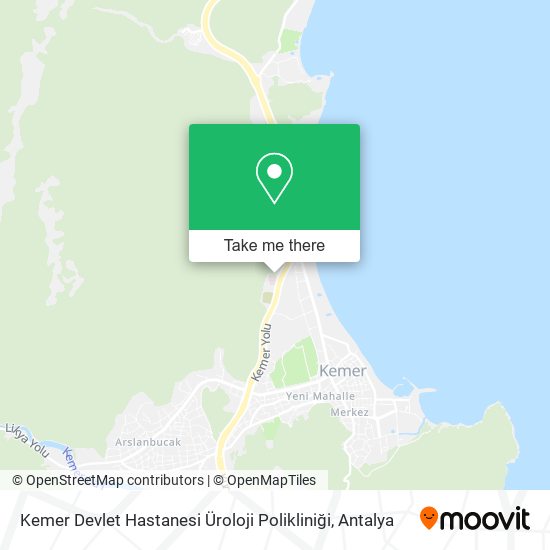 Kemer Devlet Hastanesi Üroloji Polikliniği map