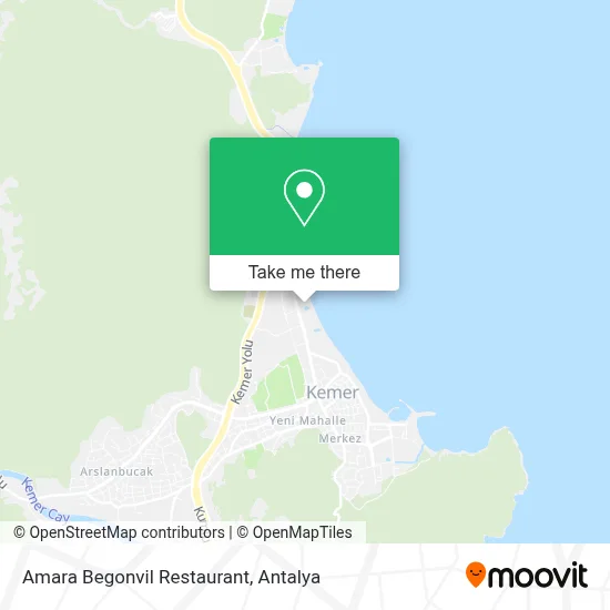 Amara Begonvil Restaurant map