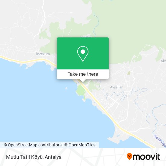 Mutlu Tatil Köyü map