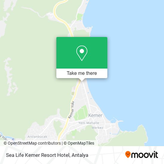 Sea Life Kemer Resort Hotel map