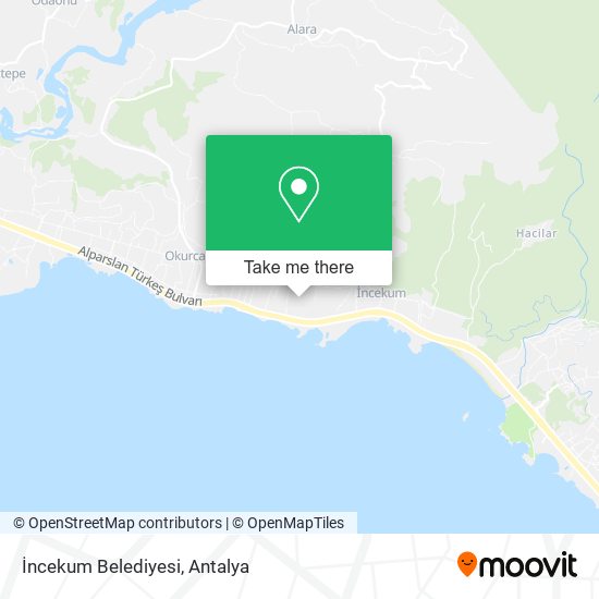 İncekum Belediyesi map