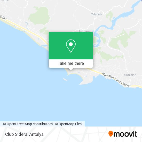 Club Sidera map