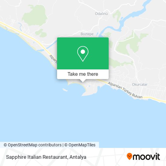 Sapphire Italian Restaurant map