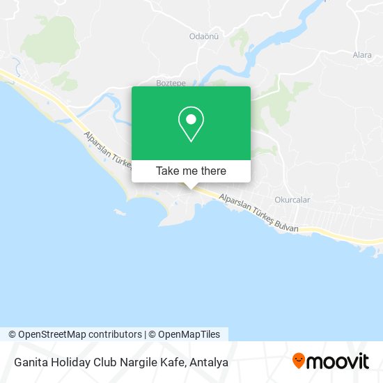 Ganita Holiday Club Nargile Kafe map