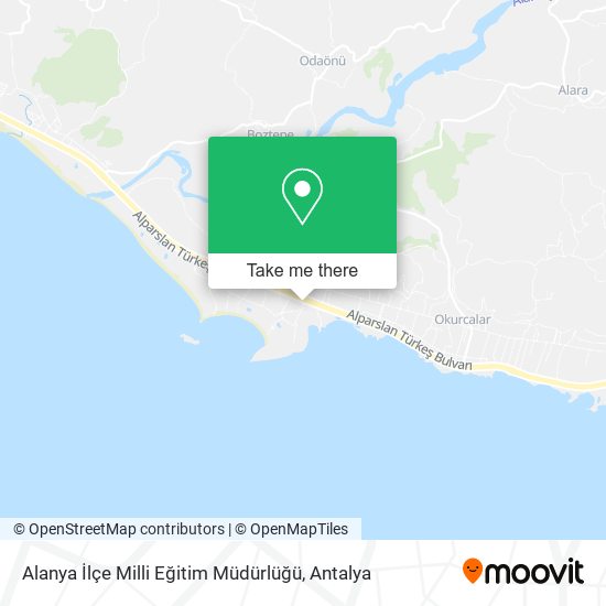 Alanya İlçe Milli Eğitim Müdürlüğü map