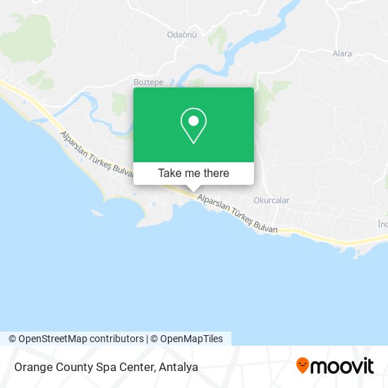 Orange County Spa Center map