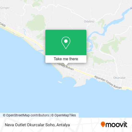 Neva Outlet Okurcalar Soho map
