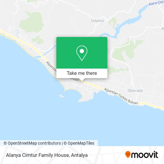 Alanya Cimtur Family House map