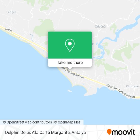 Delphin Delux A'la Carte Margarita map