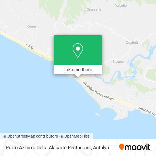 Porto Azzurro Delta Alacarte Restaurant map