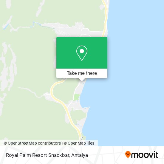 Royal Palm Resort Snackbar map