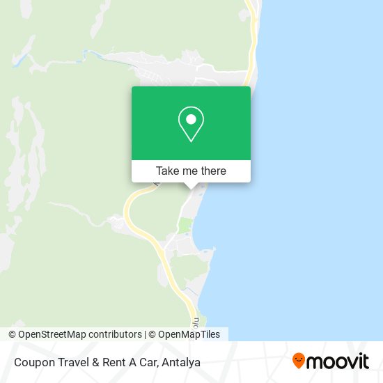 Coupon Travel & Rent A Car map