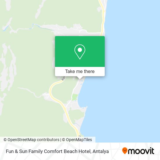 Fun & Sun Family Comfort Beach Hotel map