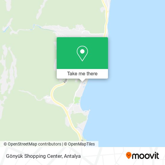Gönyük Shopping Center map