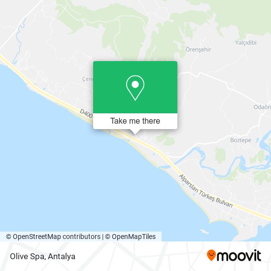 Olive Spa map