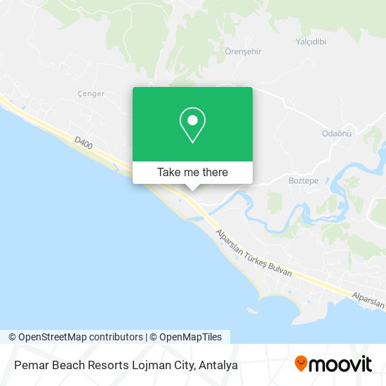 Pemar Beach Resorts Lojman City map