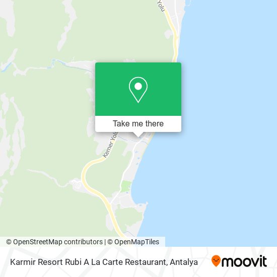 Karmir Resort Rubi A La Carte Restaurant map