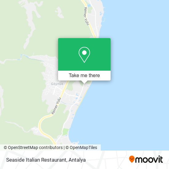 Seaside Italian Restaurant map