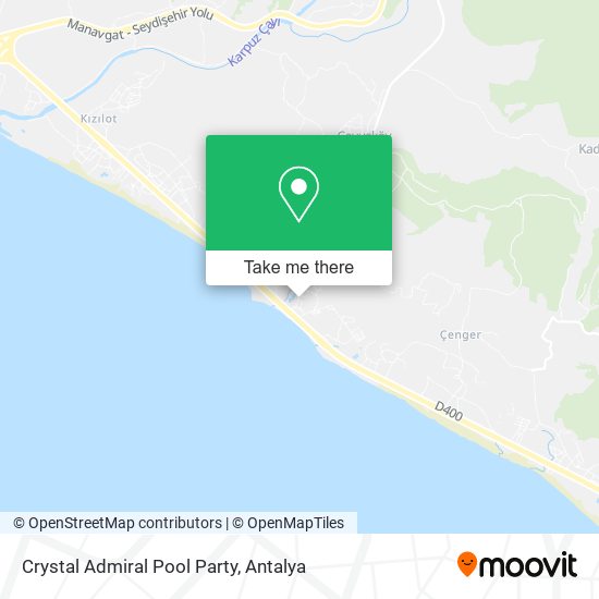 Crystal Admiral Pool Party map