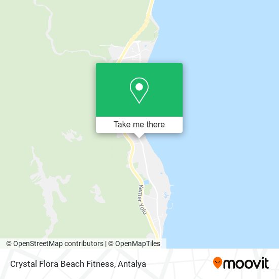 Crystal Flora Beach Fitness map