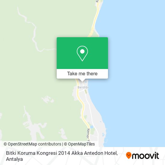 Bitki Koruma Kongresi 2014 Akka Antedon Hotel map