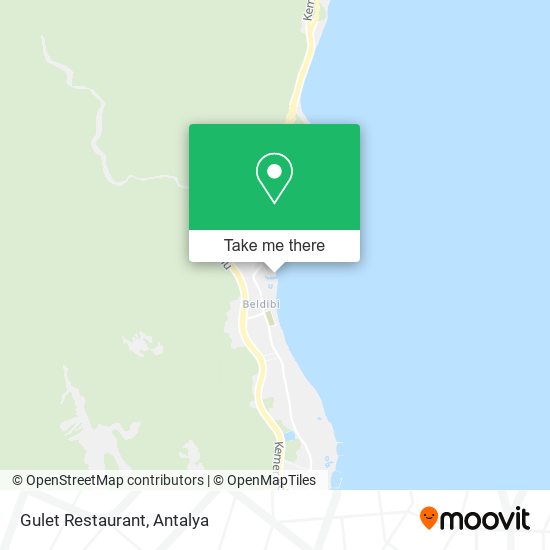 Gulet Restaurant map