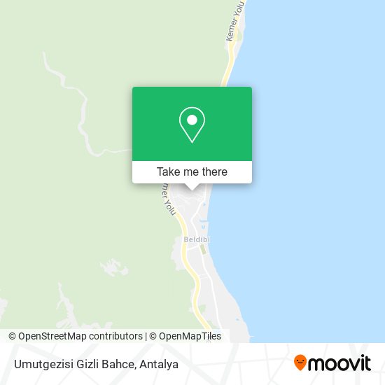 Umutgezisi Gizli Bahce map